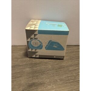 Citizen digital Alarm Clock with Snooze and Nap Timer DX8045  TRANSLUCENT ORANGE